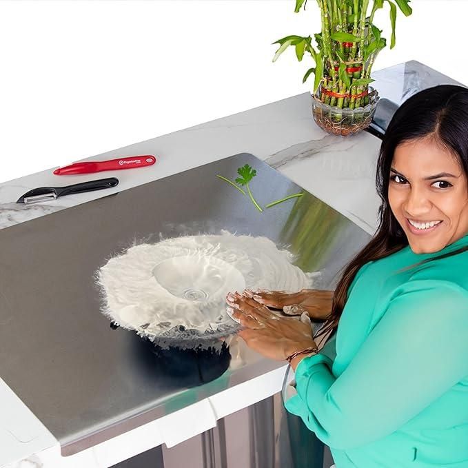 Premium Stainless steel Kitchen Chopping Board (35x31cm)