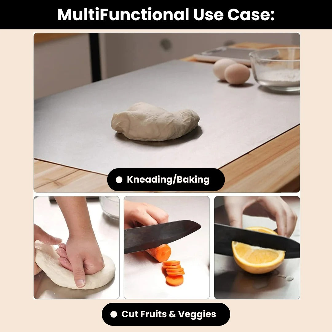 Premium Stainless steel Kitchen Chopping Board (35x31cm)