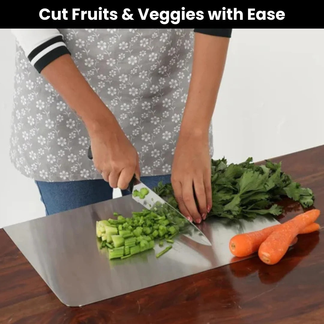 Premium Stainless steel Kitchen Chopping Board (35x31cm)